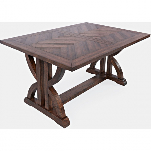 Fairview 60" Extension Counter Dining Table in Distressed Oak Finish